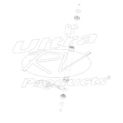 W0006178  - Rear Shock Rubber Bushing Upper or Lower